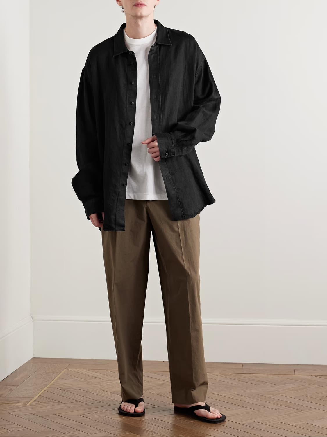 The Row린넨 오버사이즈 트윌셔츠 [S] 상품이미지2