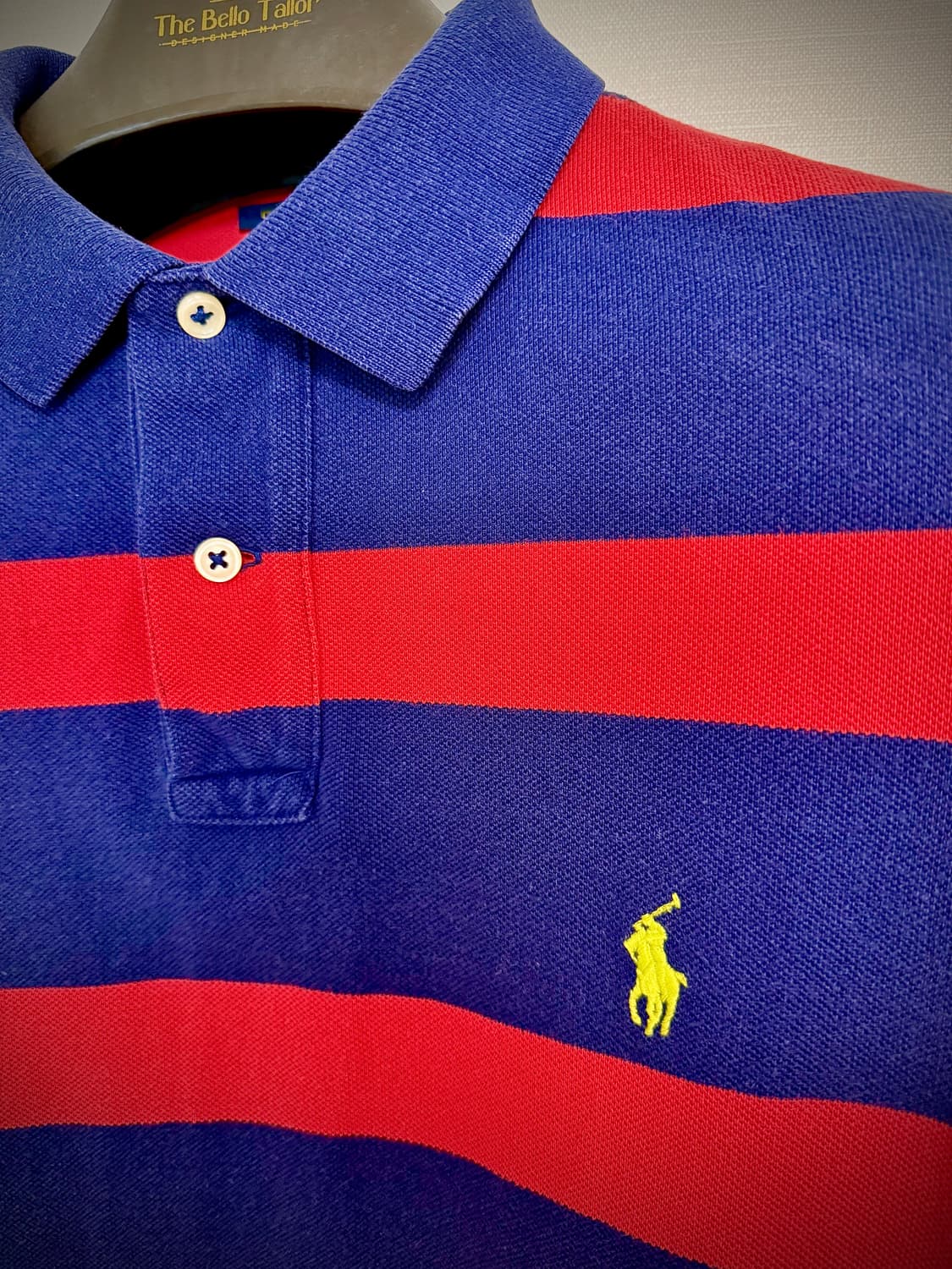 폴로 랄프로렌 스트라이프 피케 폴로 (Custom Fit) 상품이미지4