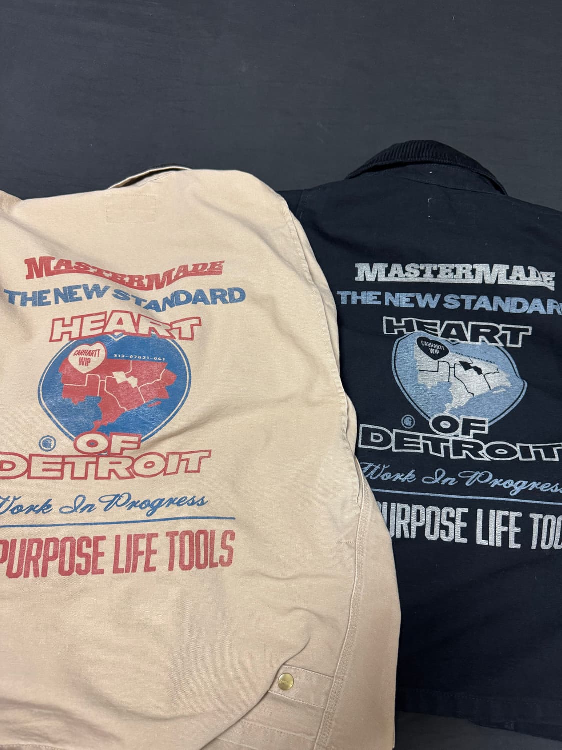 정품4회착용 칼하트 WIP 아칸 아르칸 그래픽자켓 브라운 L 상품이미지6