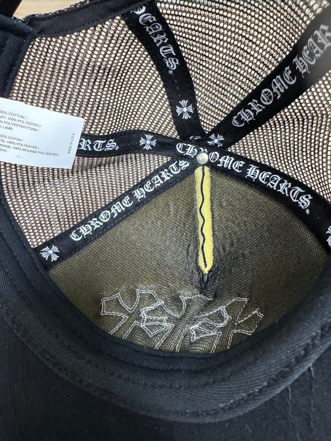 크롬하츠 세메터리 레더패치 모자 상품이미지7