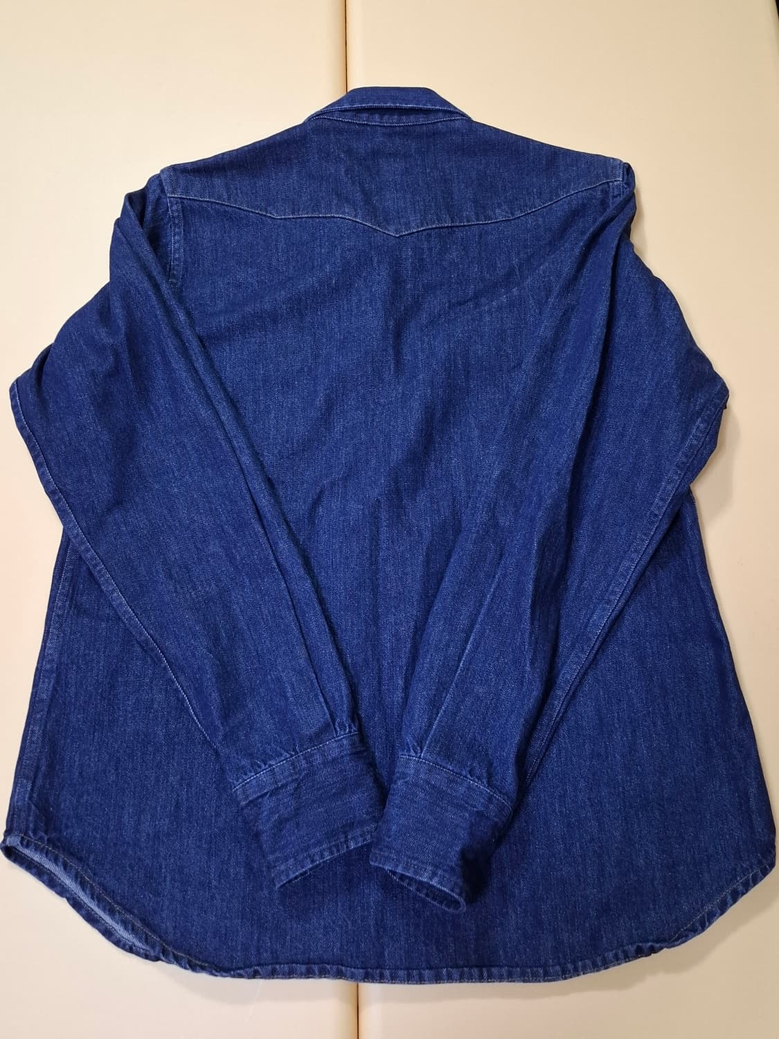 데밀 어시메트릭 데님 셔츠 2사이즈 상품이미지4