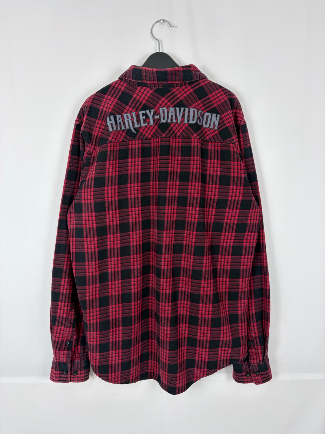 a264) 할리데이비슨 체크 셔츠 상품이미지5