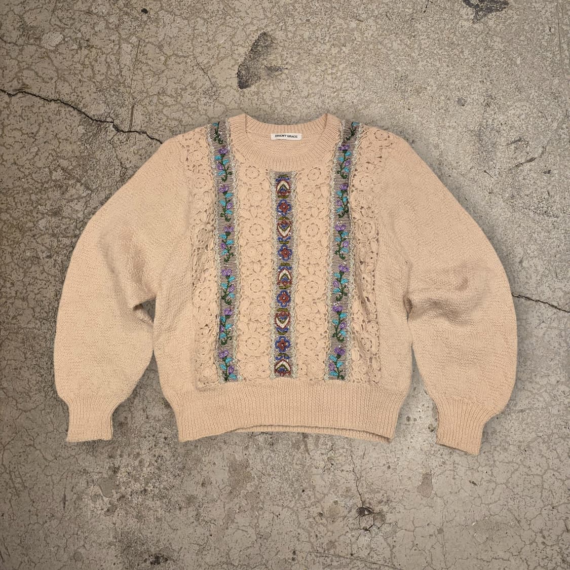 ORIENT GRACE 울100% 니트 스웨터 상품이미지1