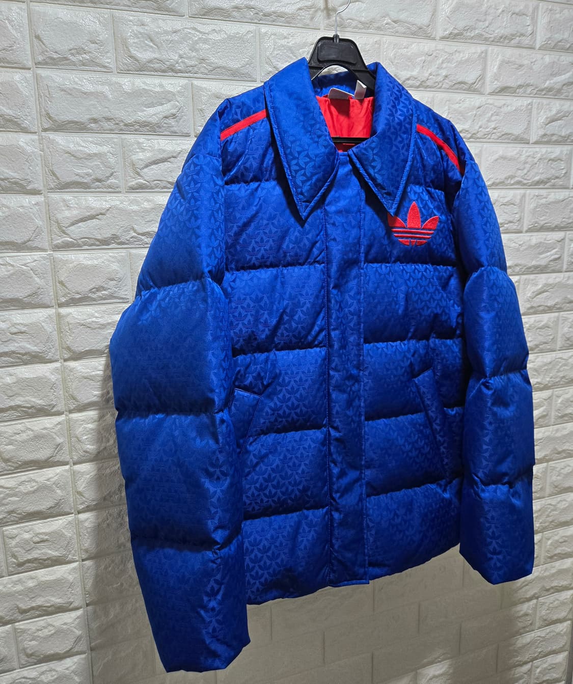 거의새것/ 아디다스 모노그램 푸퍼 덕다운 패딩자켓 90~100 상품이미지3