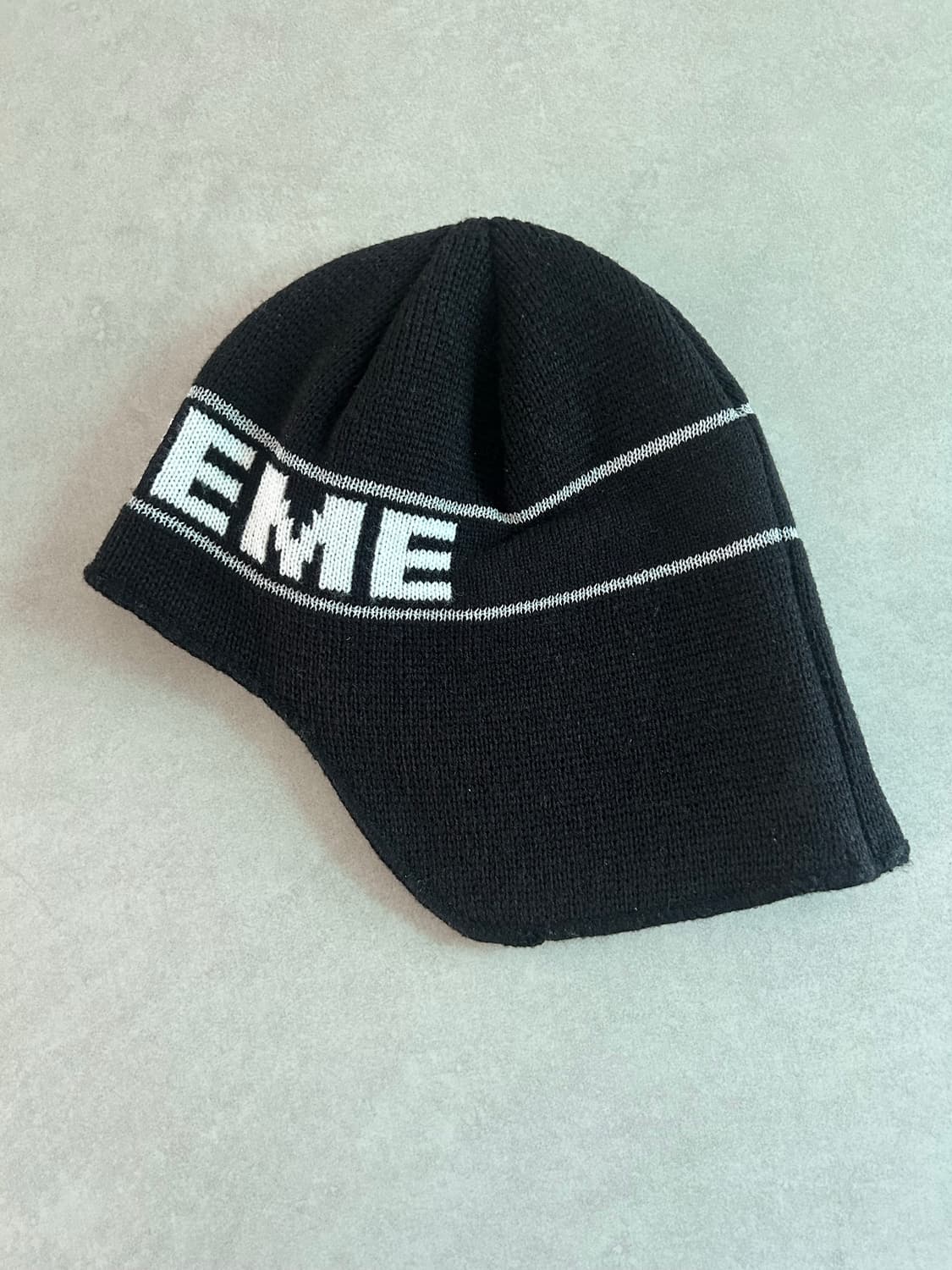 슈프림 이어플랩 비니 블랙 상품이미지2