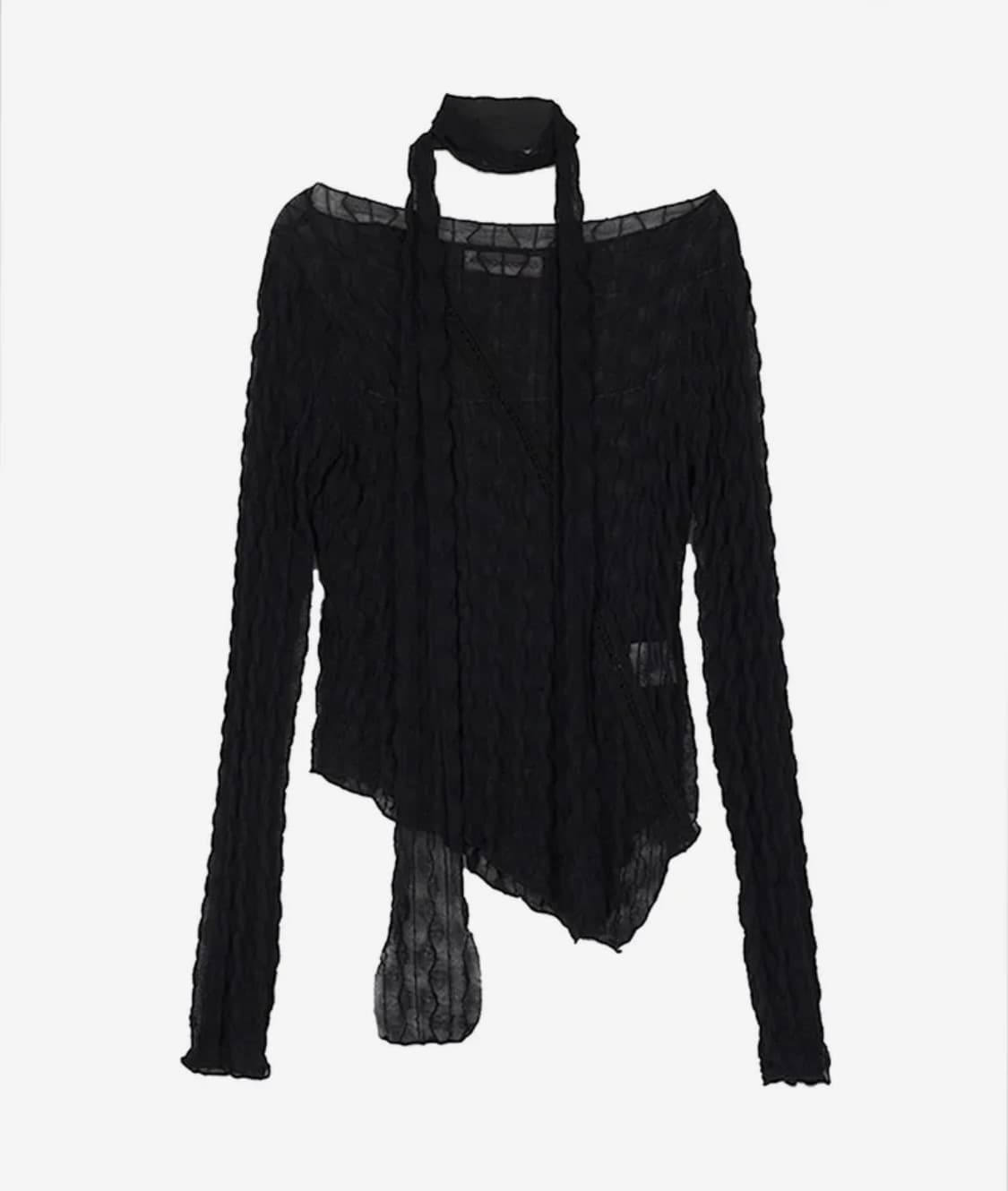 시스루 스카프 세트 고딕 펑크 고스 그런지 페어리 상품이미지2