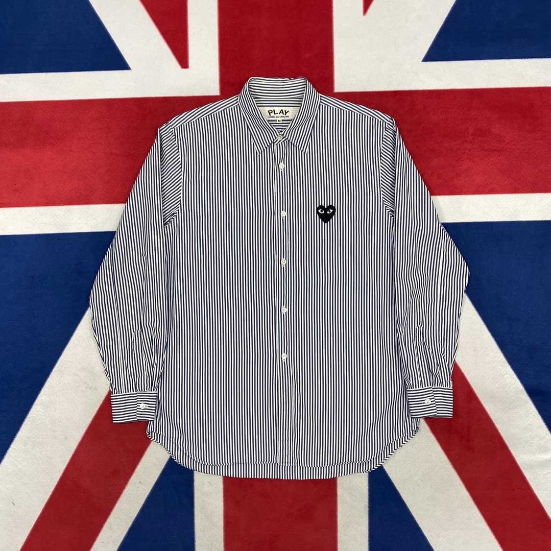 꼼데 스트라이프 셔츠 M  상품이미지1