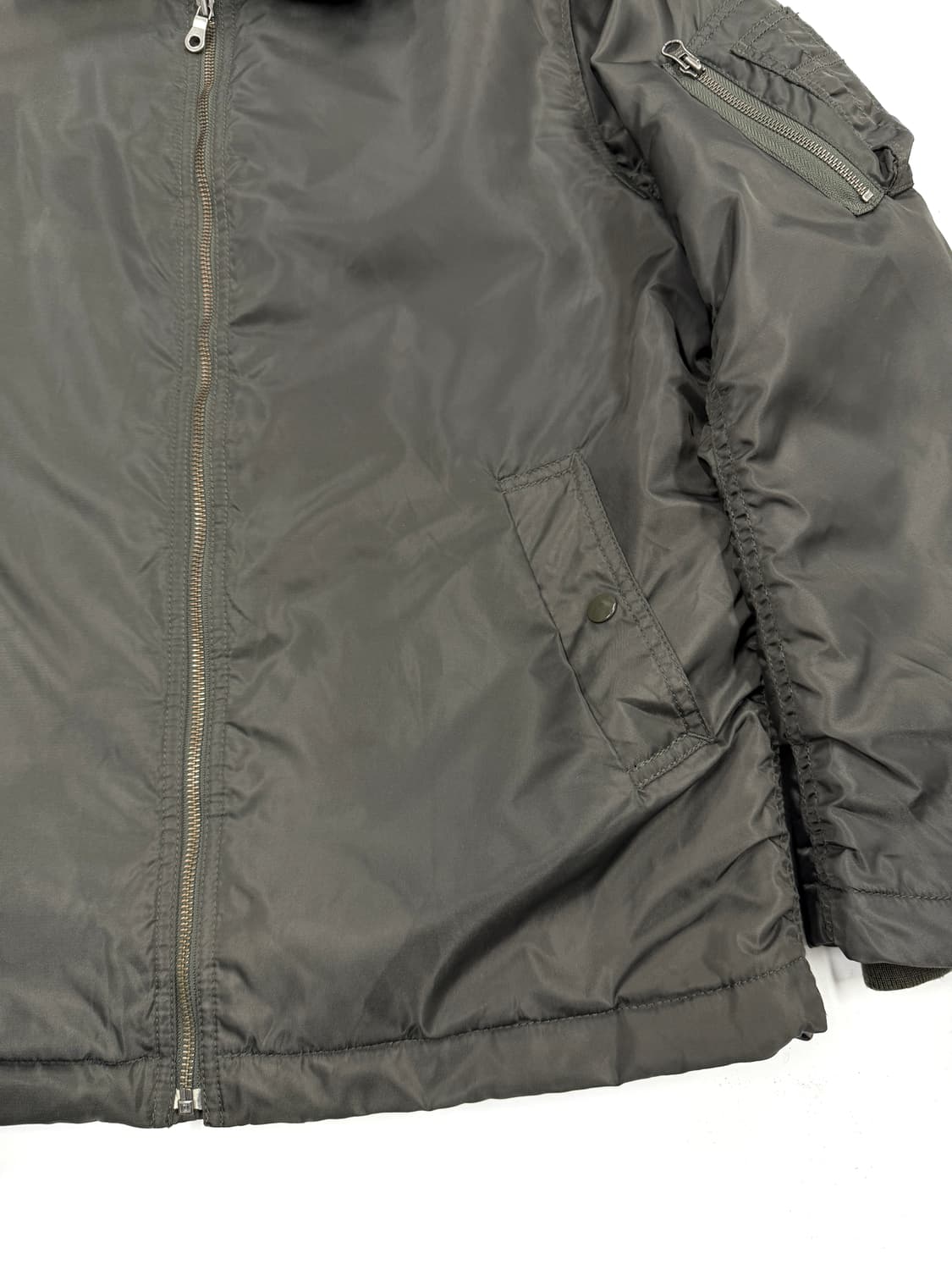 빈티지 유니클로 그레이 봄버자켓 상품이미지4