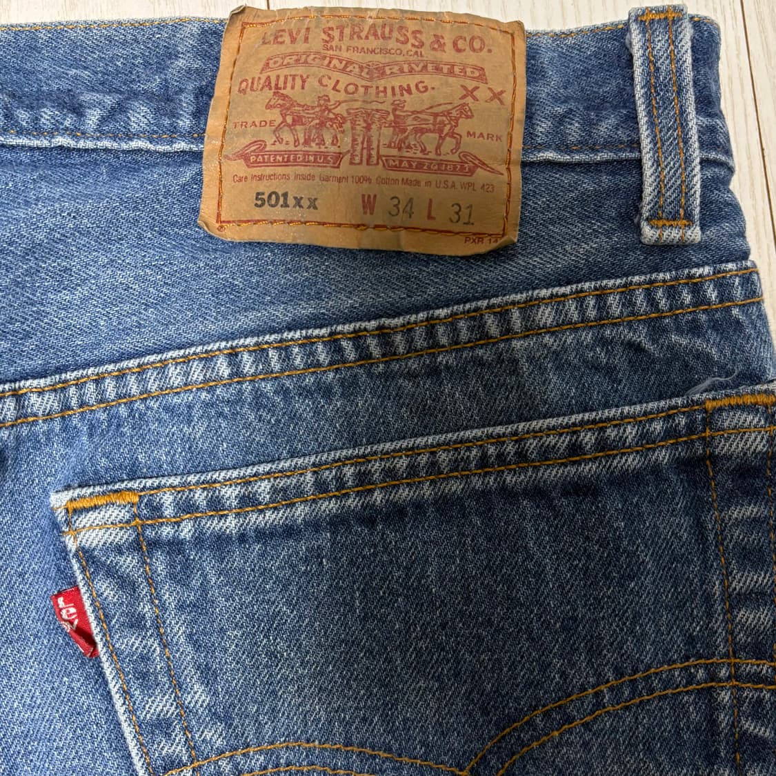 [34] 90s 리바이스 501xx USA 미국산 청바지 상품이미지5