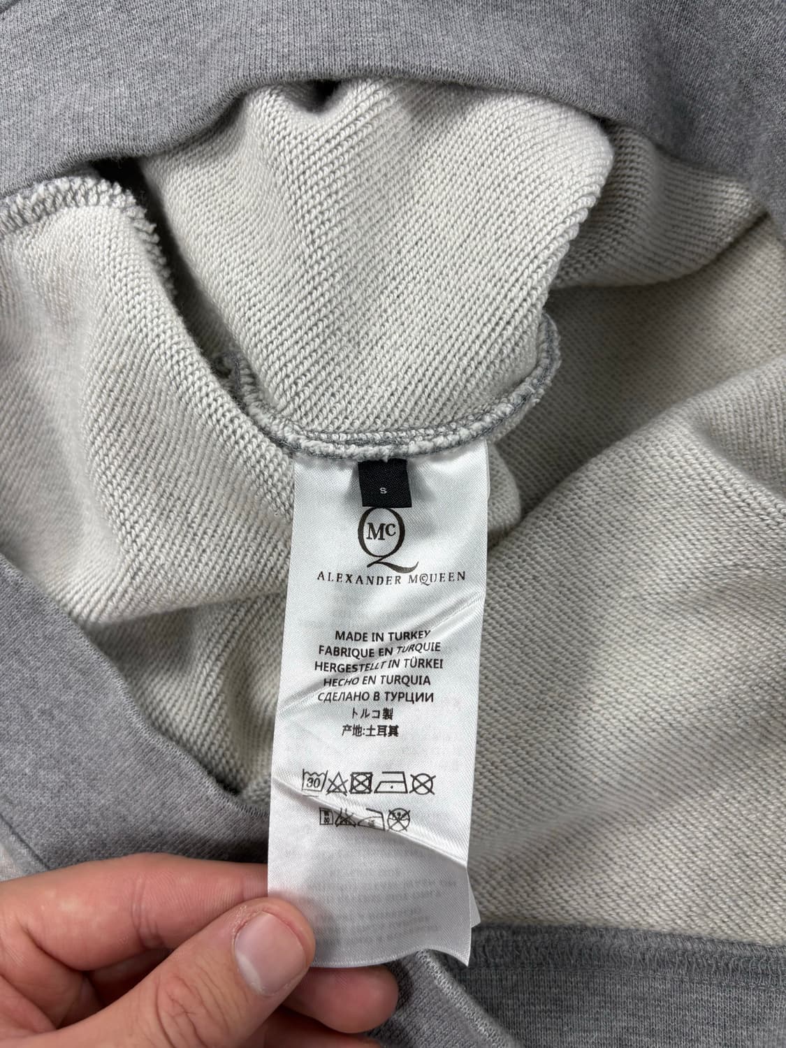 - Alexander Mcqueen Gray Sweatshirt  상품이미지4