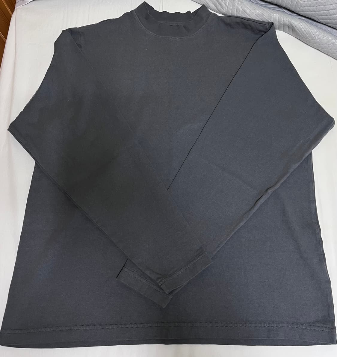 이지갭 롱슬리브 블랙2벌+다크그레이1벌 S사이즈 상품이미지2