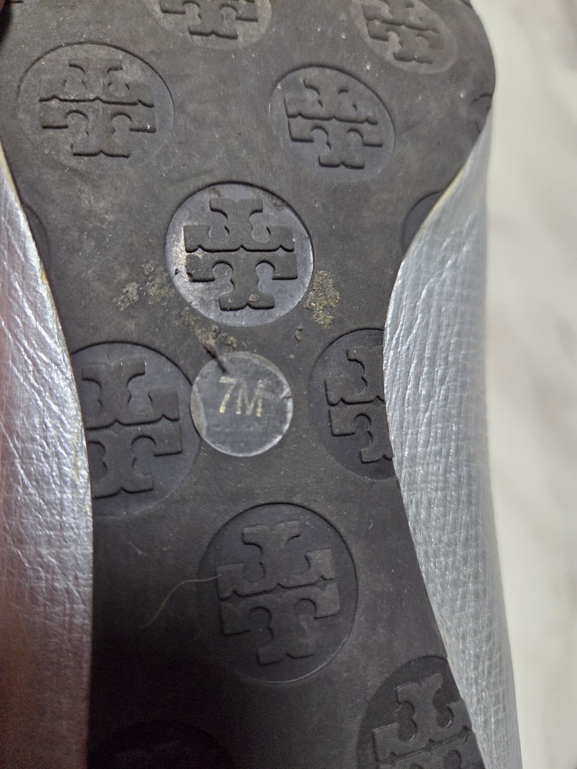 토리버치 메탈릭 실버 플랫슈즈 상품이미지8