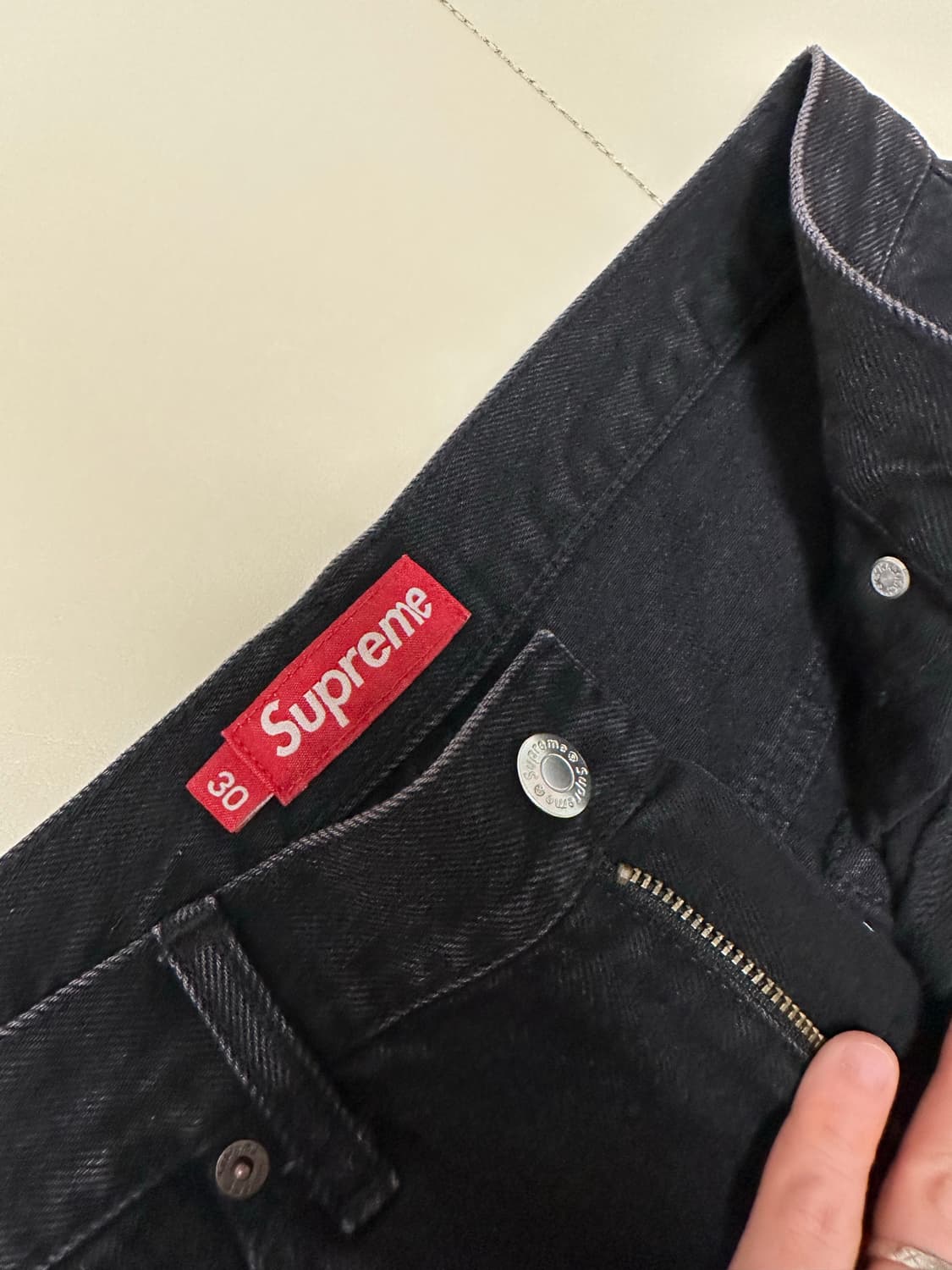 슈프림 배기진 블랙 30 상품이미지2