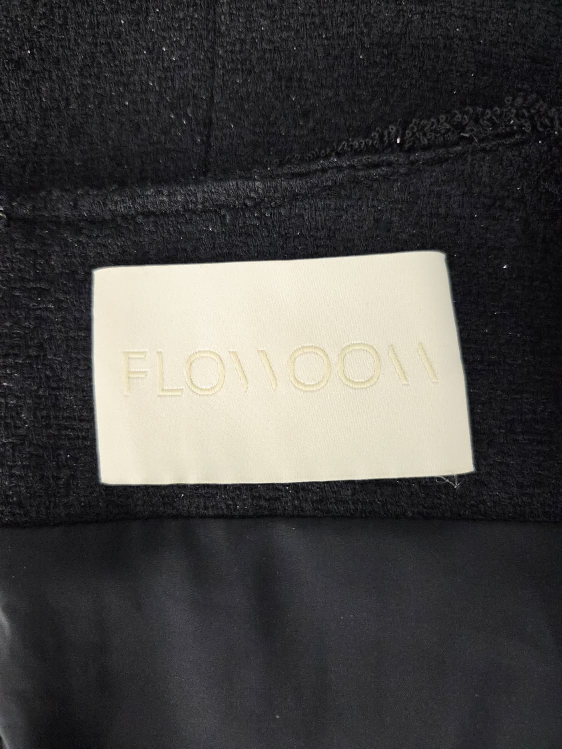 FLOWOOM 플로움 블랙 스퀘어넥 원피스 상품이미지7