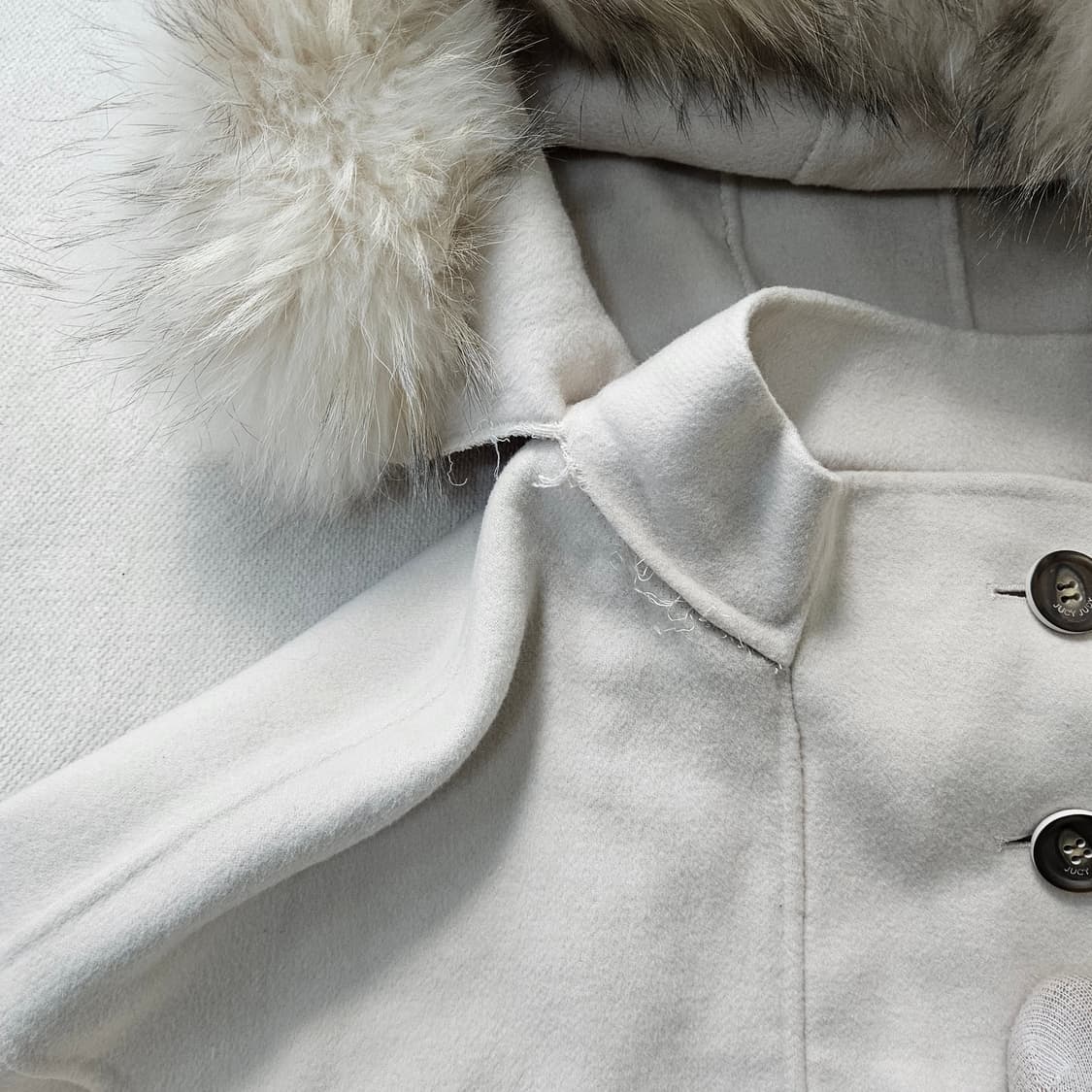 80 쥬시쥬디 여성 퍼 후드 코트 0327Y 상품이미지3