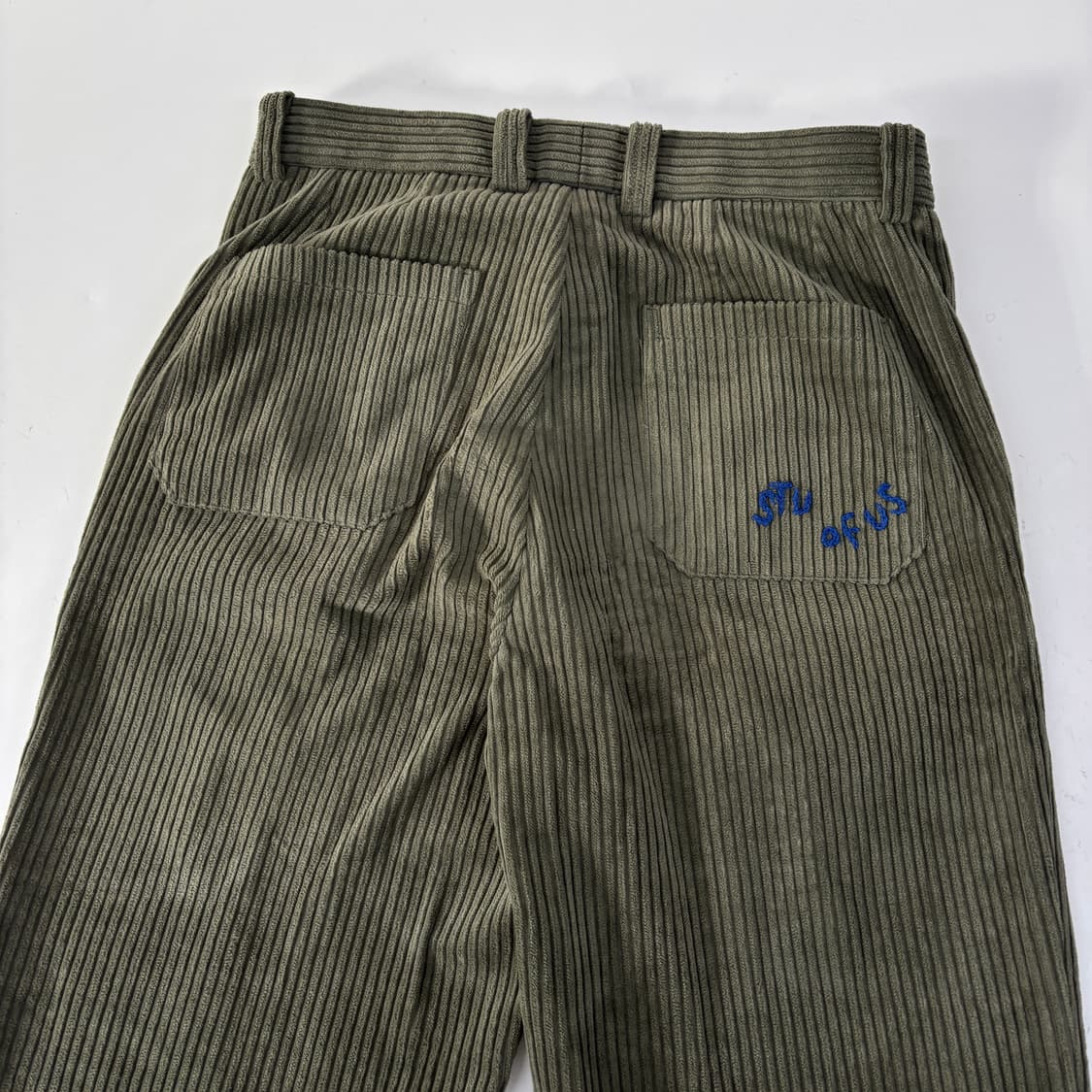 STU 21fw 엠브로이더드 코듀로이 팬츠 상품이미지3