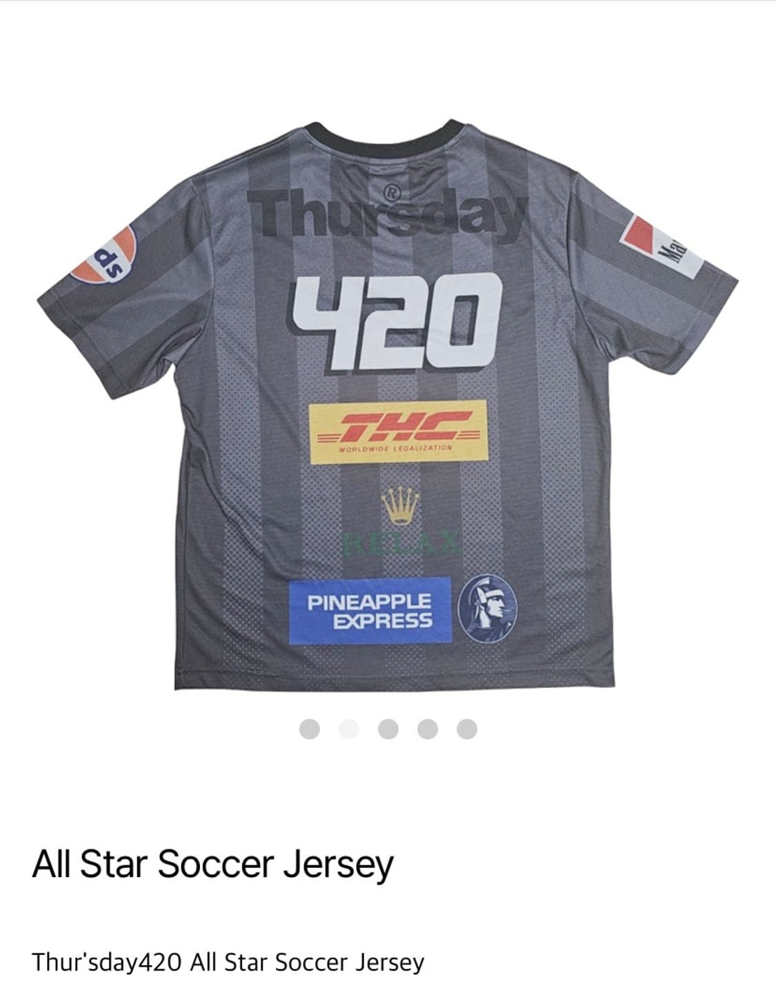 빌스텍스 사커 저지 반팔 L XL 상품이미지2