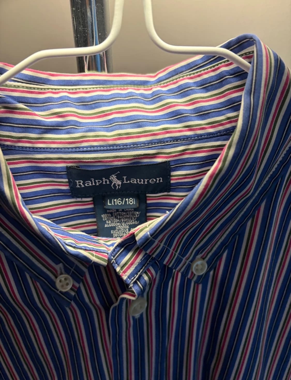 폴로 랄프로렌 스트라이프 셔츠 상품이미지3