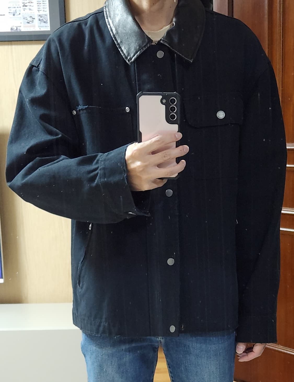 (착샷) 인사일런스 오버사이즈 워크 자켓 상품이미지9