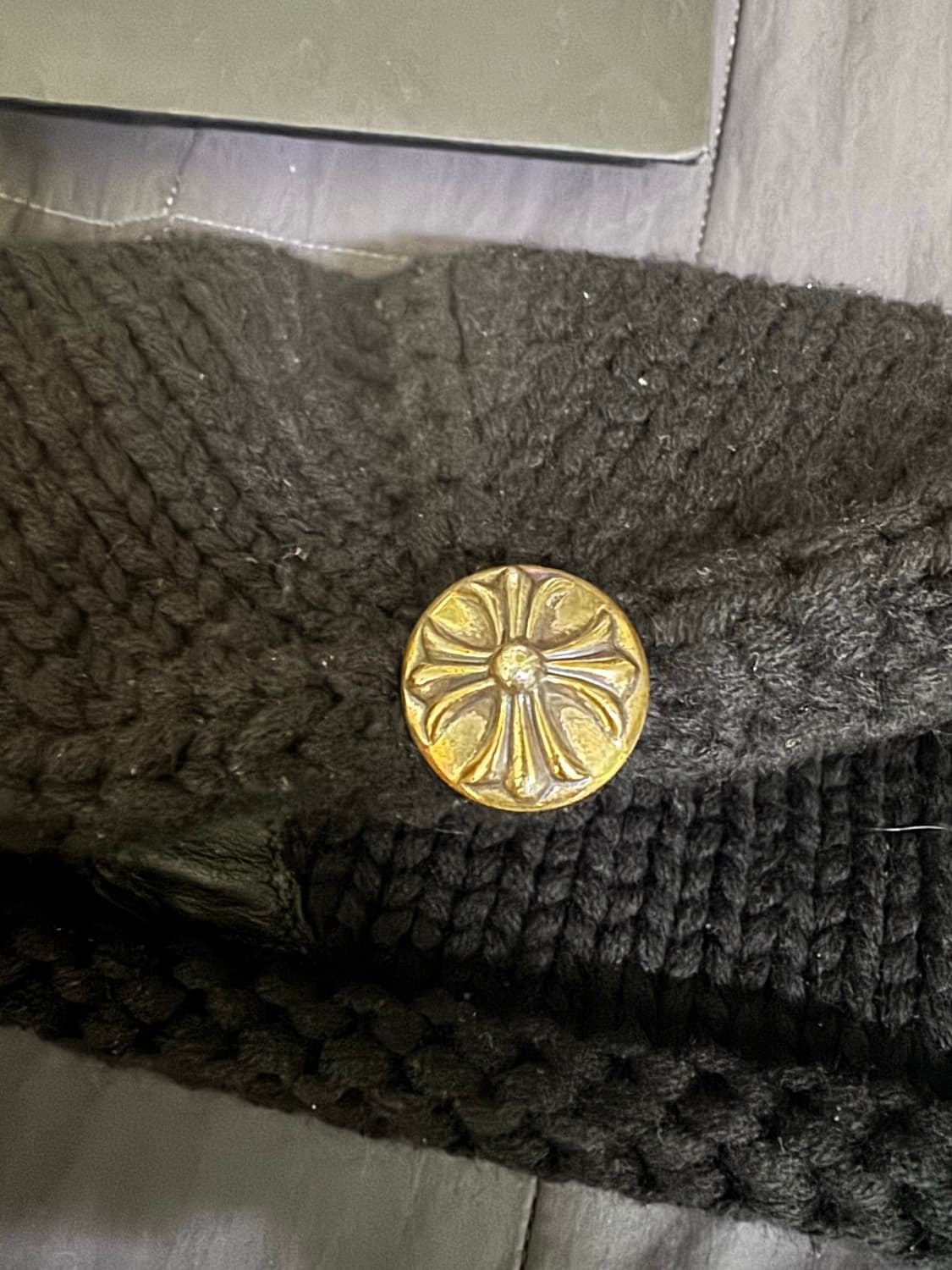 크롬하츠 크로스 패치 캐시미어 비니 상품이미지3