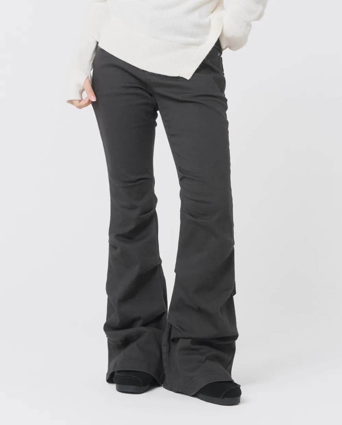 미세키 서울 셔링 부츠컷 팬츠 상품이미지1