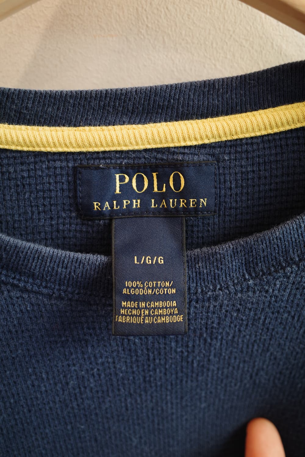 PoloRalphLauren 폴로 랄프로렌 와플 롱슬리브 상품이미지3