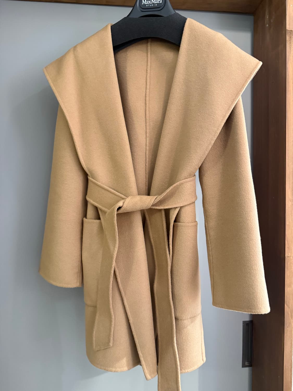 막스마라 후드 캐시미어 코트 정품 상품이미지7