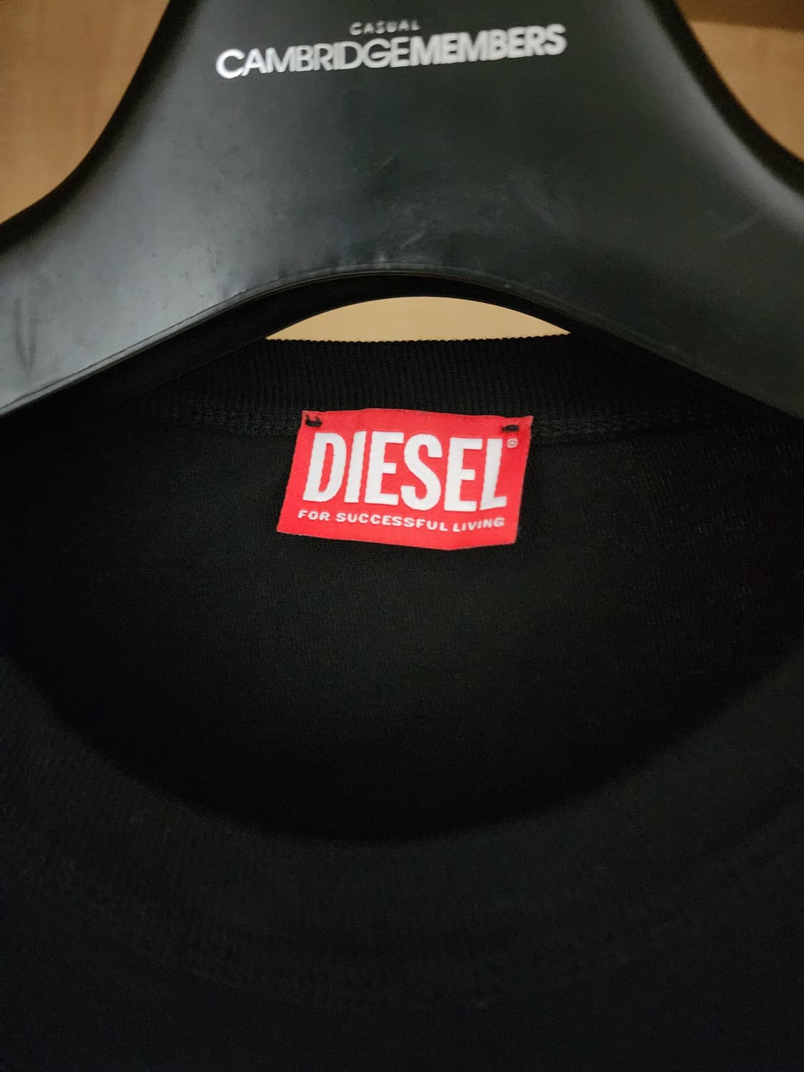 디젤 T-Just-Od 티셔츠 블랙 M 상품이미지2