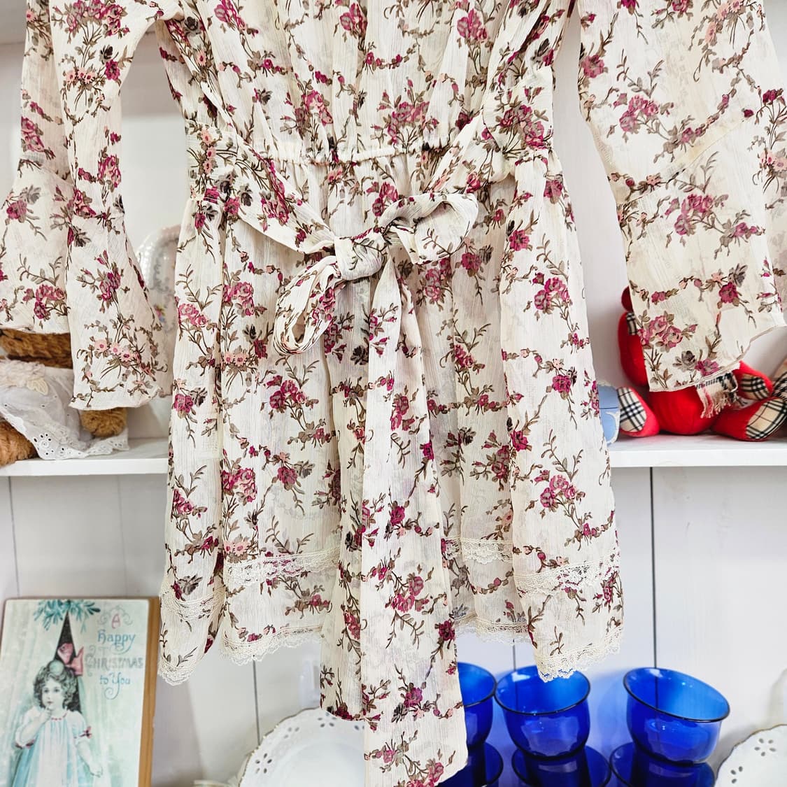 no0327  플로럴 레이스 리본 원피스 상품이미지9