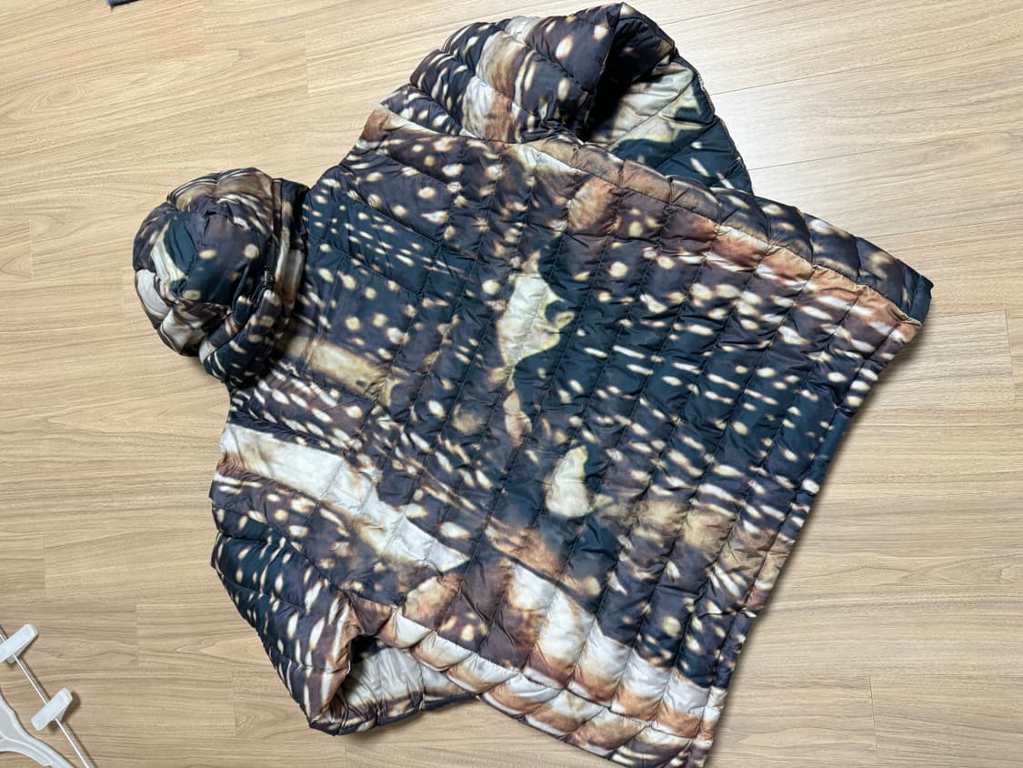 슈프림 마이크로다운 하프 집 후드 디어 XL 아노락패딩 상품이미지7