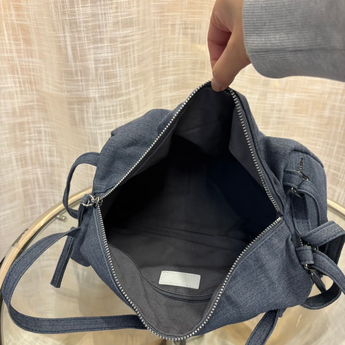 정품 Sunlit 썬릿 데님 숄더백     상품이미지8