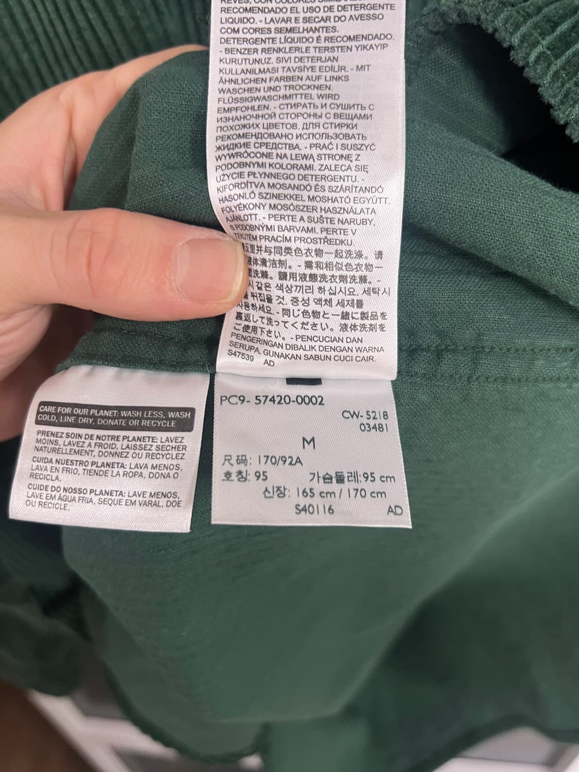 Levis 리바이스 코듀로이 잭슨 오버 셔츠 상품이미지7
