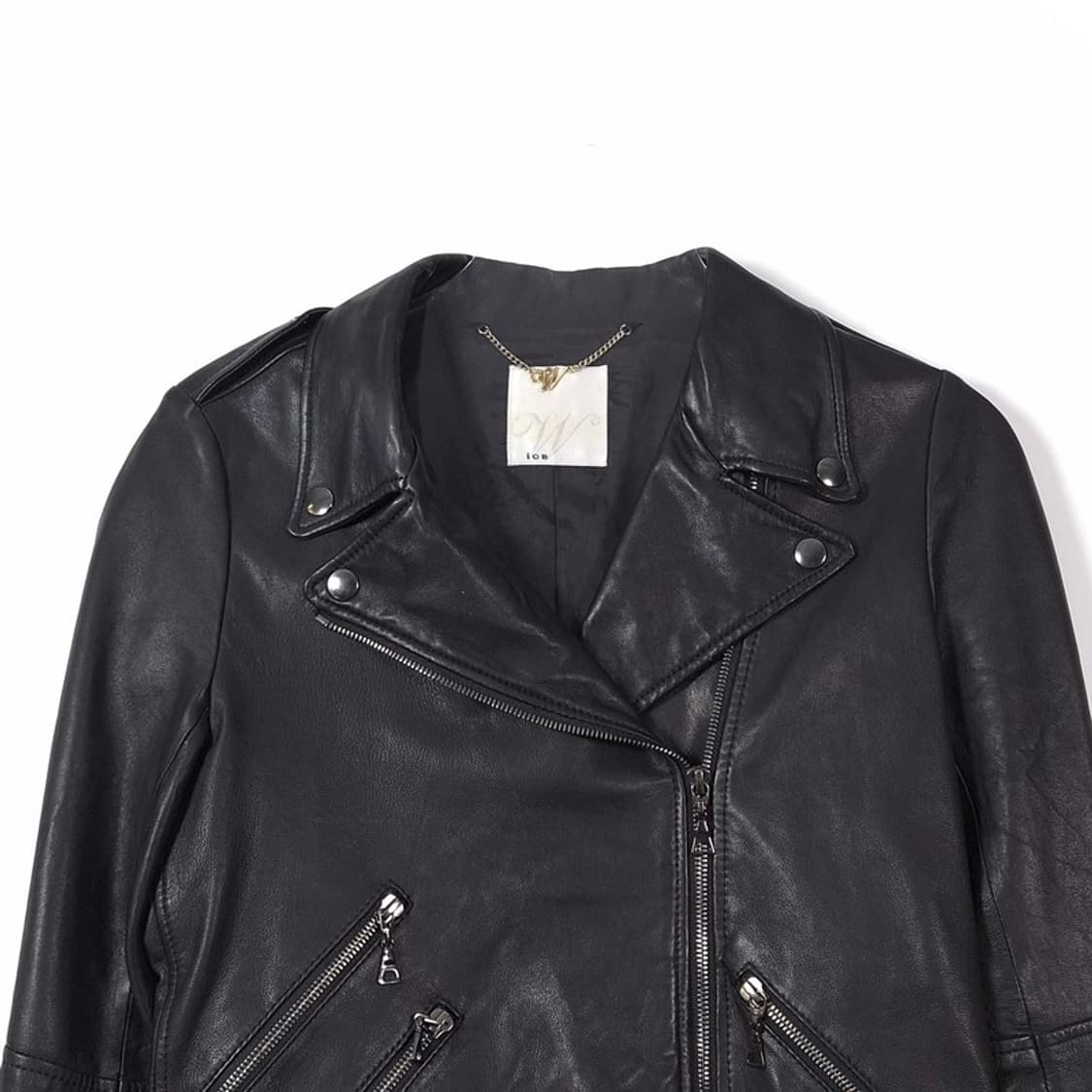 iCB 온워드 카시야마 리얼 램스킨 더블 라이더 자켓 상품이미지3