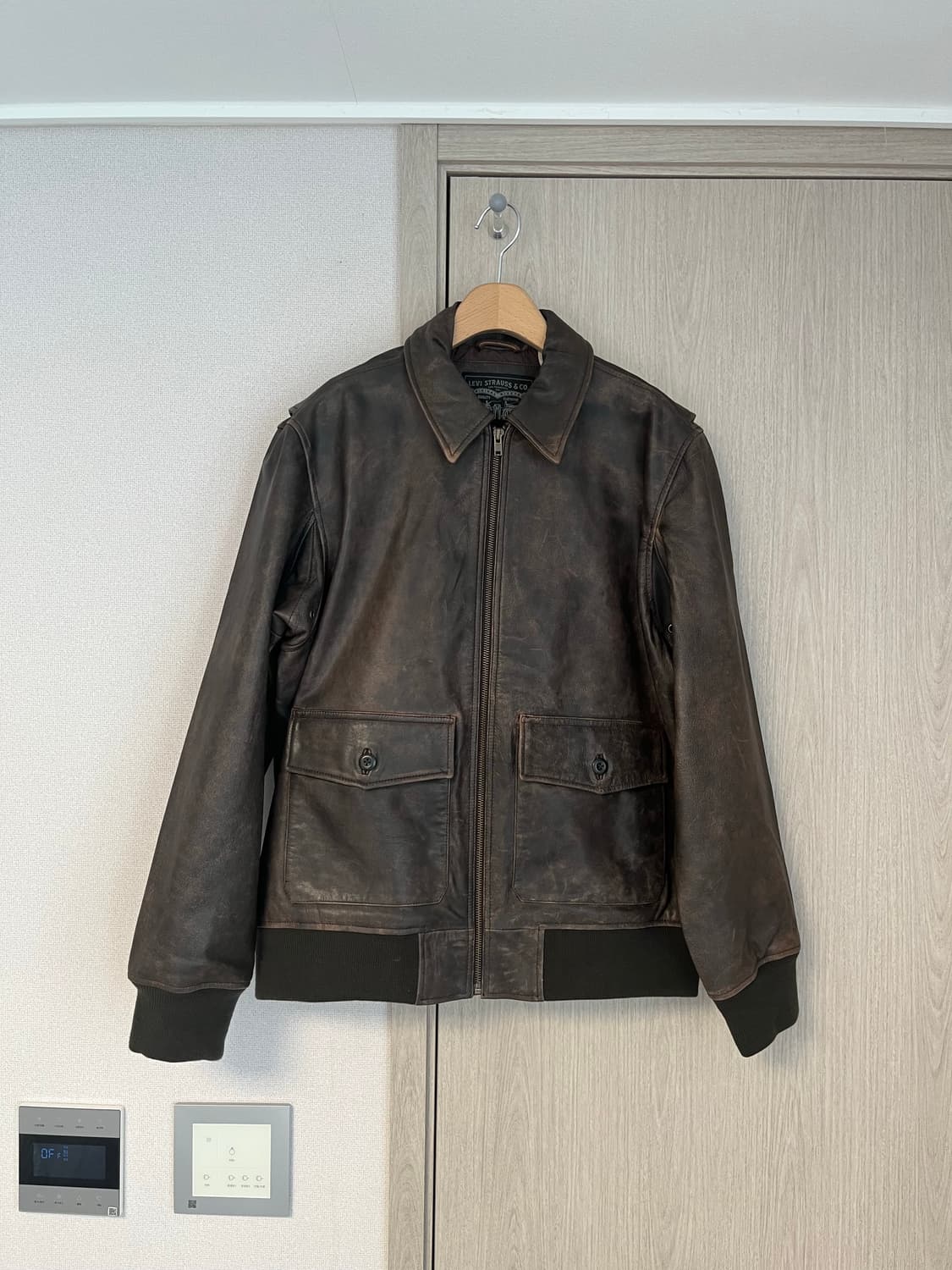 리바이스 레더 a-2 자켓 m 상품이미지1