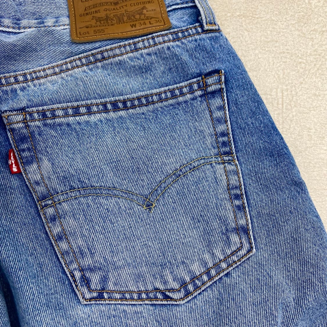리바이스 프리미엄 빅E 555 루즈핏 데님 진(33) 상품이미지5