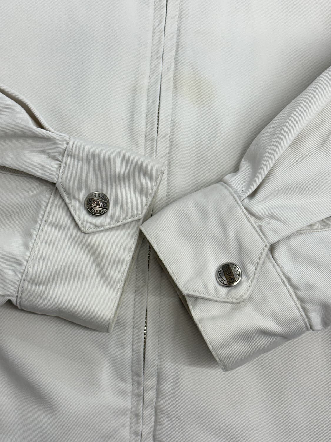 90s 게스 블루종 집업 자켓 XL 상품이미지4