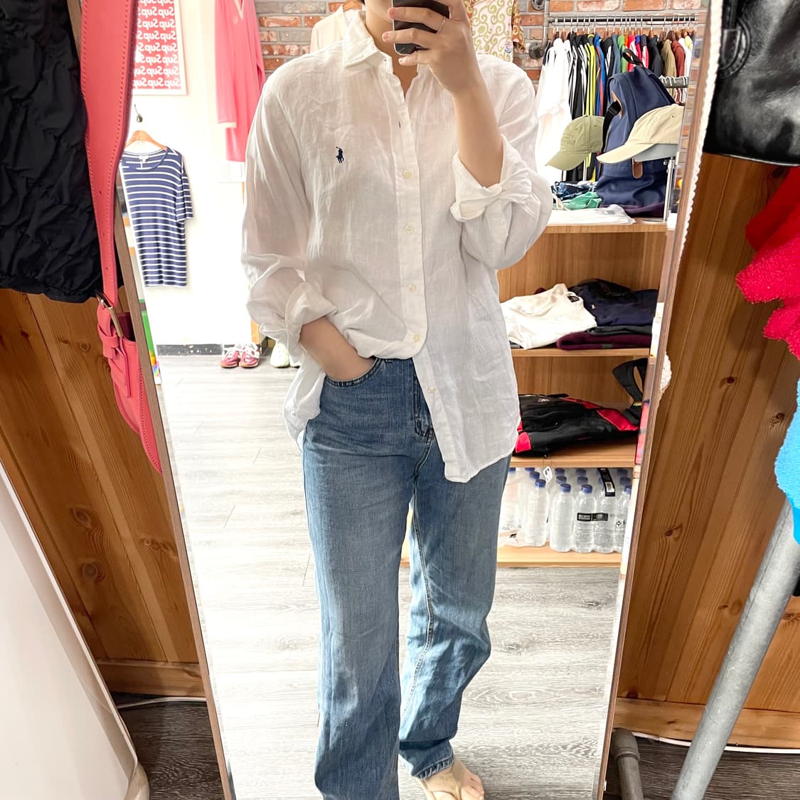 폴로랄프로렌 리넨셔츠 상품이미지3