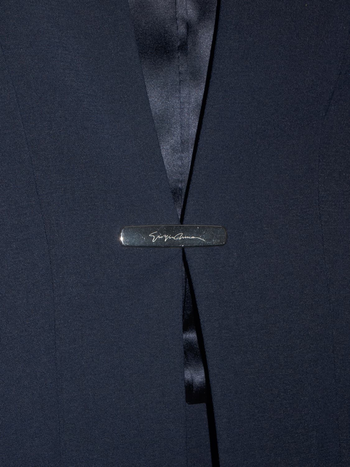 Wool Silk Collarless Jacket 상품이미지4