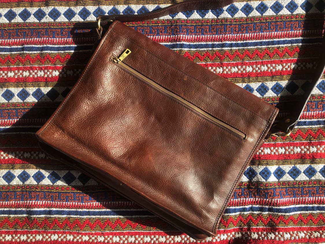 빈티지 이탈리아 레더 브리프케이스 상품이미지2