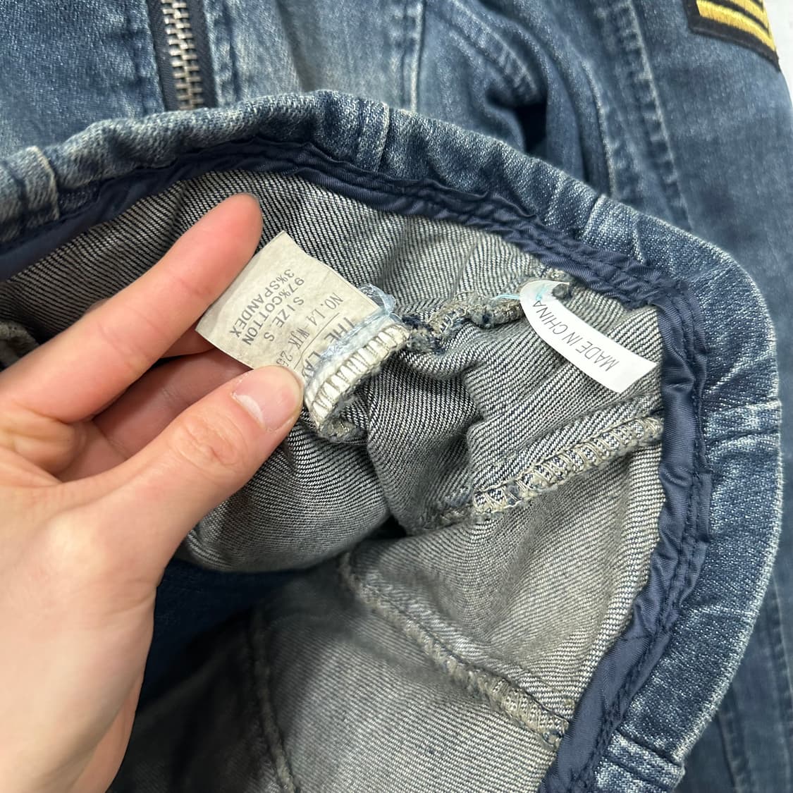 빈티지 y2k 멀티지퍼 데님자켓 상품이미지9