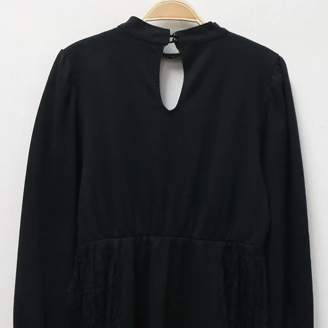 JAMIE 오네갸루 초커 넥 레이스 원피스 62122 상품이미지6