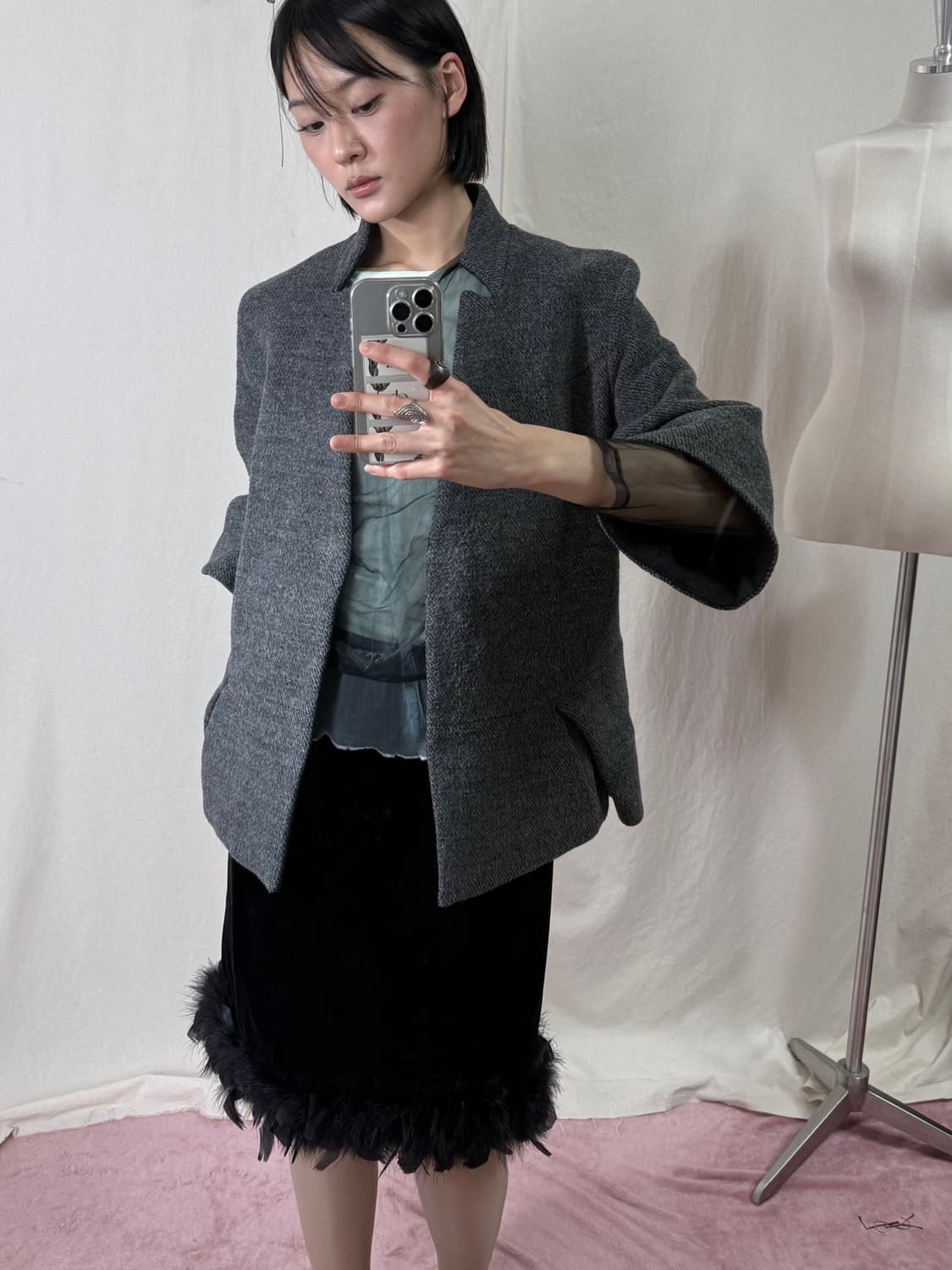 후세인 샬라얀 울 자켓 상품이미지1