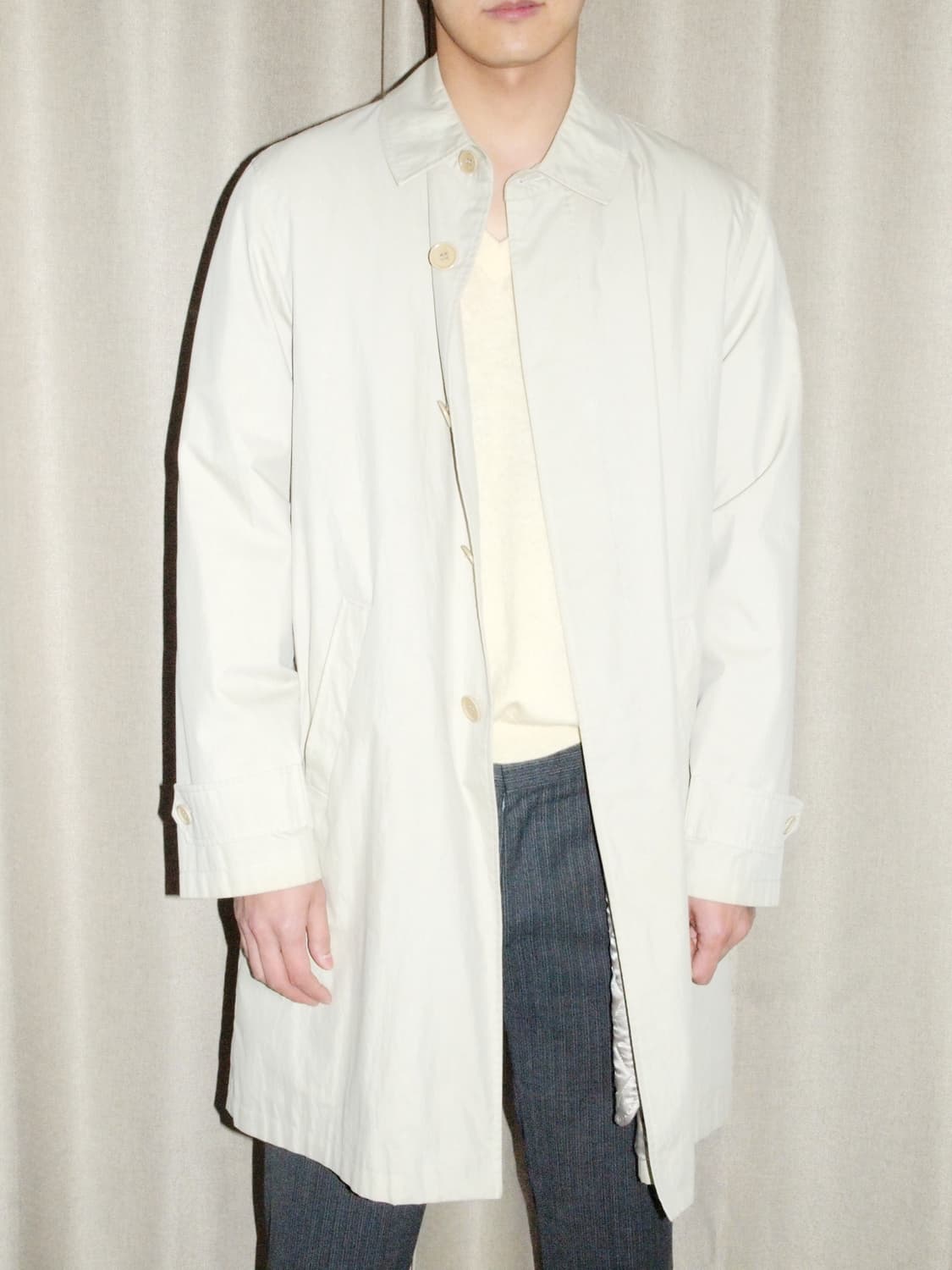 Poly Quilting Trench Coat 상품이미지1