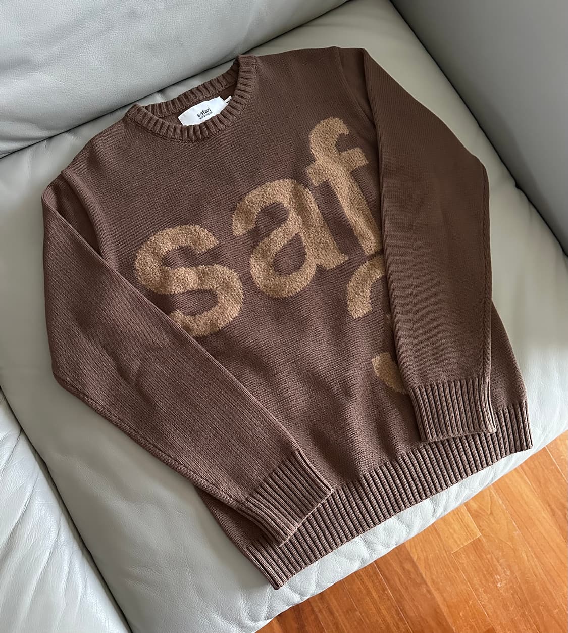 사파리스팟 사파리 니트 브라운 상품이미지1