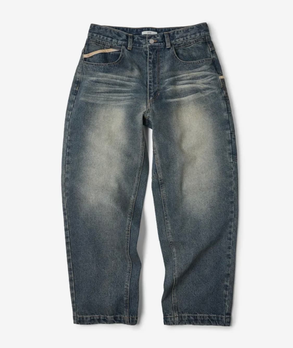 L ETCE 기어 워시드 데님 팬츠 블루 상품이미지1