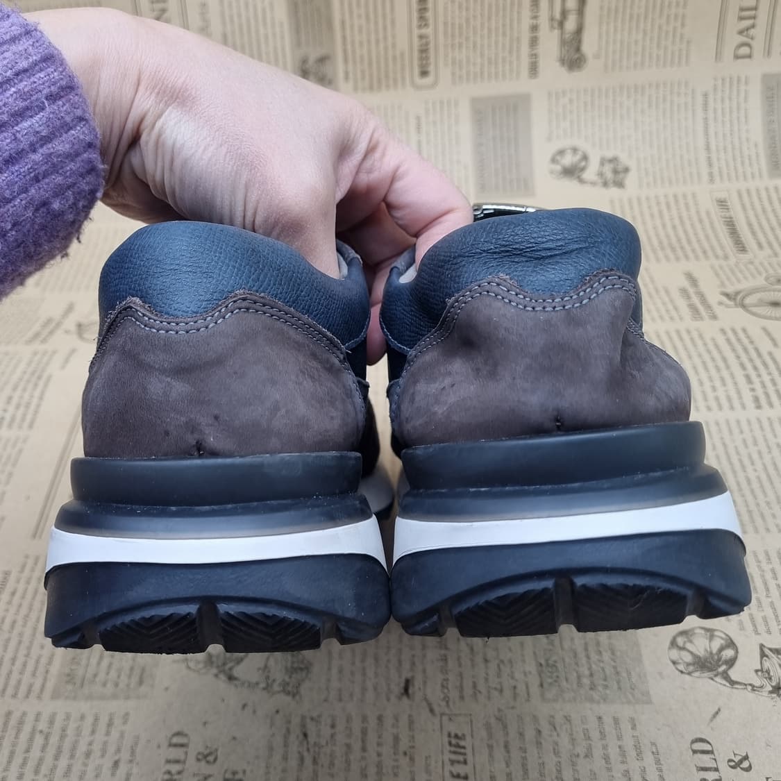 닥스 캐주얼 밴드끈 스니커즈 실사이즈 255 상품이미지4