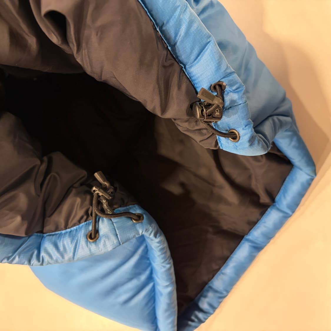 [95] 노스페이스 눕시 700 구스 다운 파란색 패딩 B801 상품이미지7