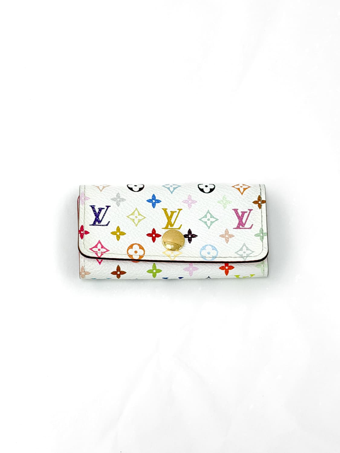 루이비통 모노그램 멀티컬러 화이트 뮤를 4 키 케이스 상품이미지2
