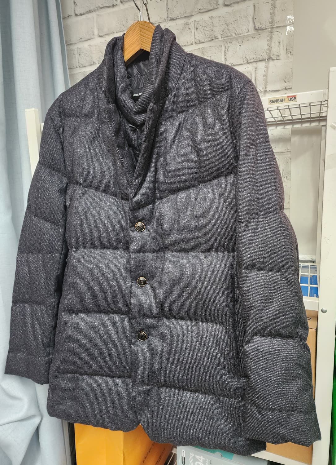 지오지아 남성 패딩자켓 슬림110 퀼팅 덕다운자켓 XD53 상품이미지2