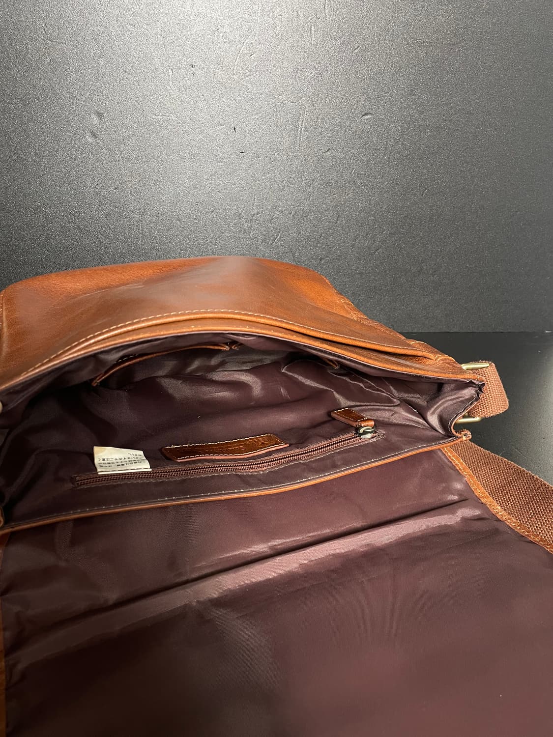 snobbist 버팔로 레더 크로스백 made in japan 상품이미지7